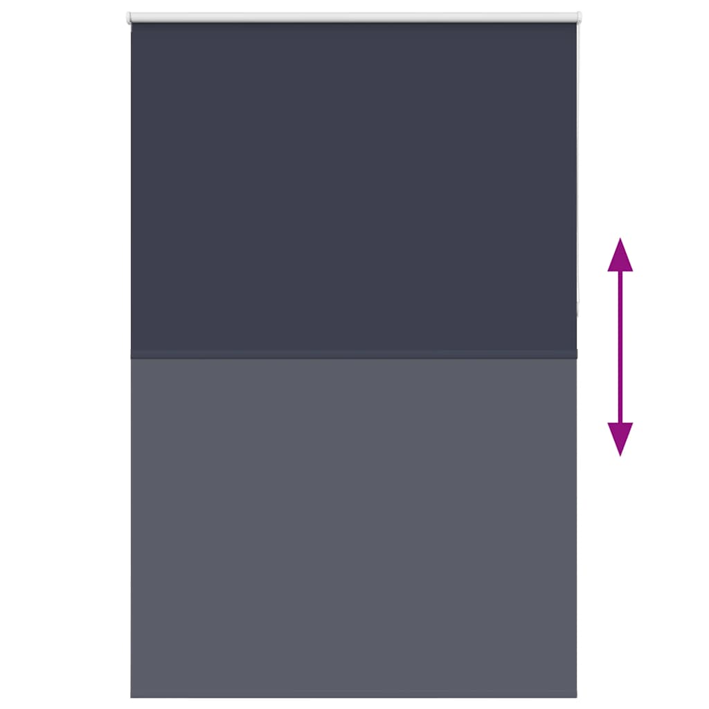 Roller Blind Blackout Marine 165x210 cm Fabric Width 161.6 cm Polyester