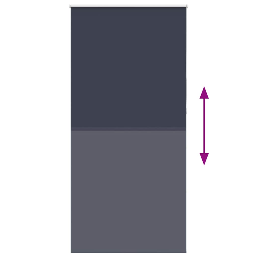 Roller Blind Blackout Marine 110x230 cm Fabric Width 105.7 cm Polyester