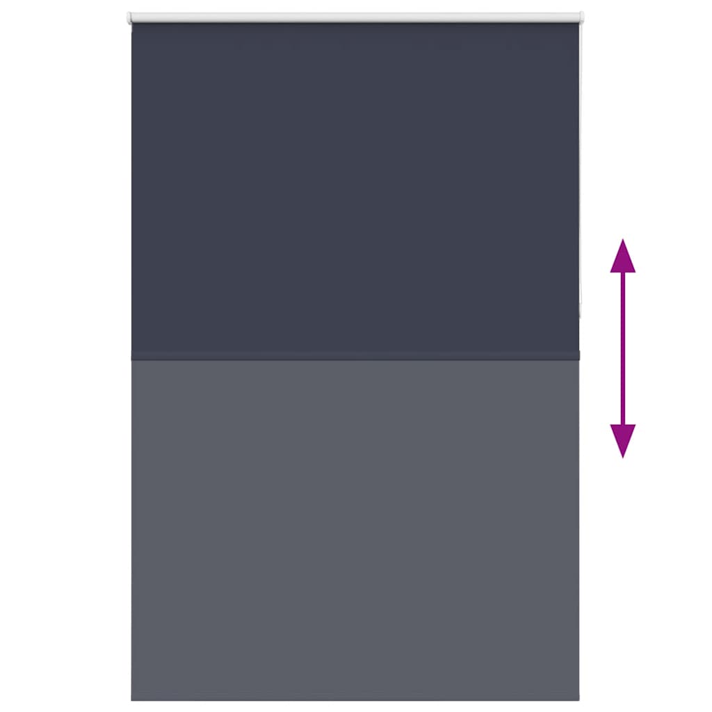 Roller Blind Blackout Marine 145x230 cm Fabric Width 141.6 cm Polyester