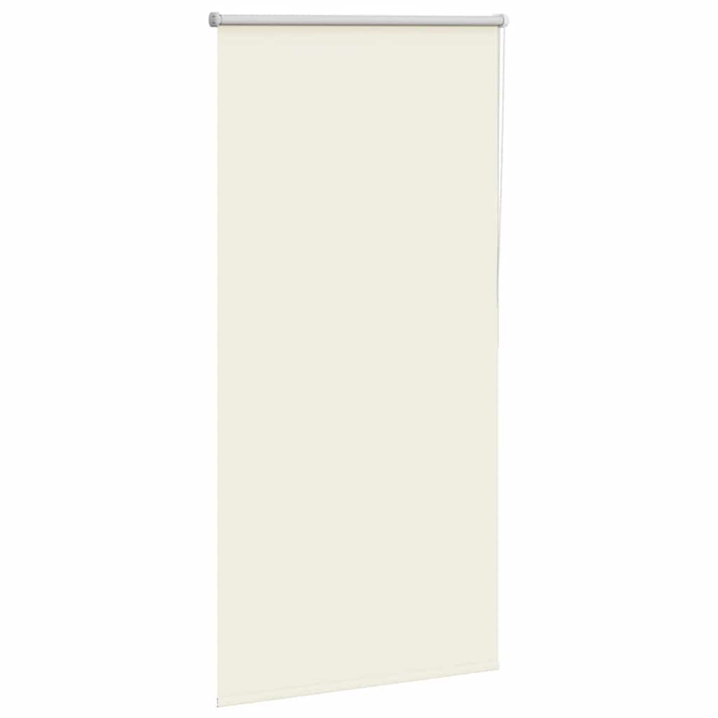 Roller Blind Blackout Off White 75x130 cm Fabric Width 70.7 cm Polyester