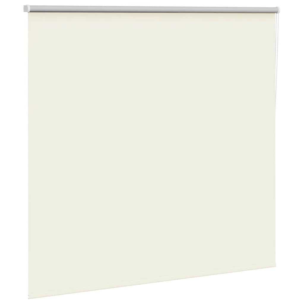 Roller Blind Blackout Off White 165x130 cm Fabric Width 161.6 cm Polyester