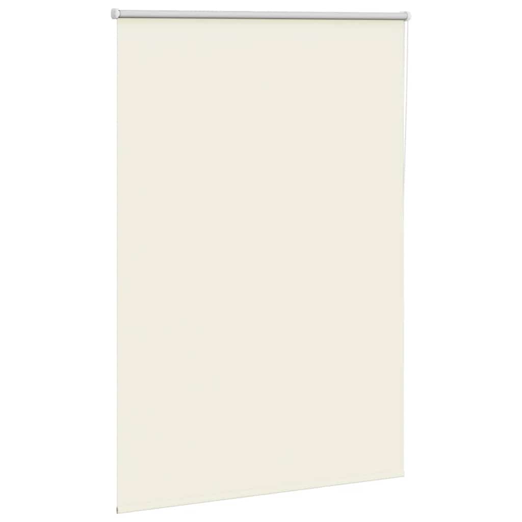 Roller Blind Blackout Off White 110x150 cm Fabric Width 105.7 cm Polyester