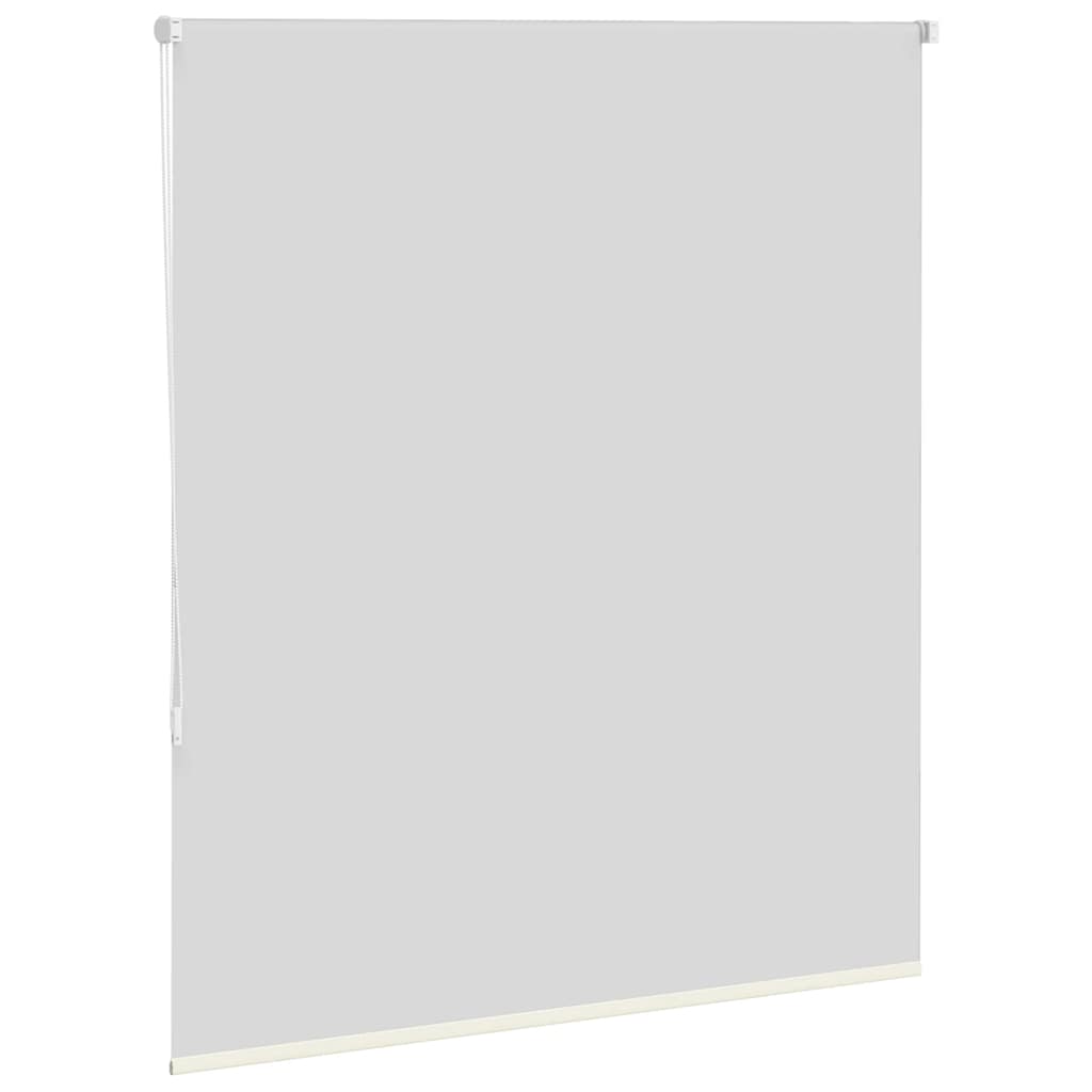 Roller Blind Blackout Off White 125x150 cm Fabric Width 121.6 cm Polyester