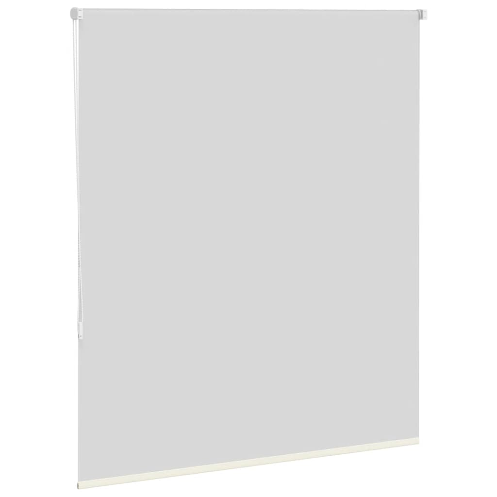 Roller Blind Blackout Off White 140x150 cm Fabric Width 136.6 cm Polyester