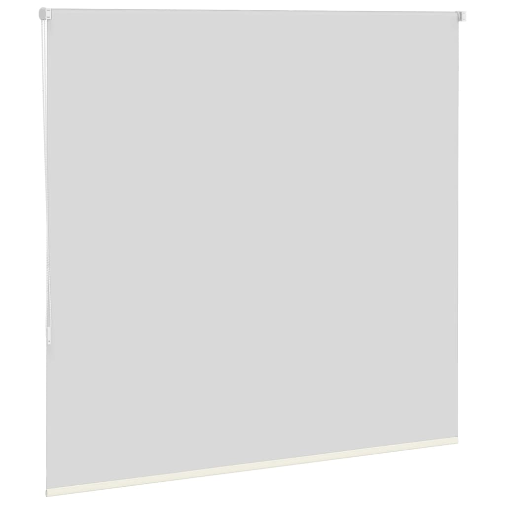 Roller Blind Blackout Off White 150x150 cm Fabric Width 146.6 cm Polyester