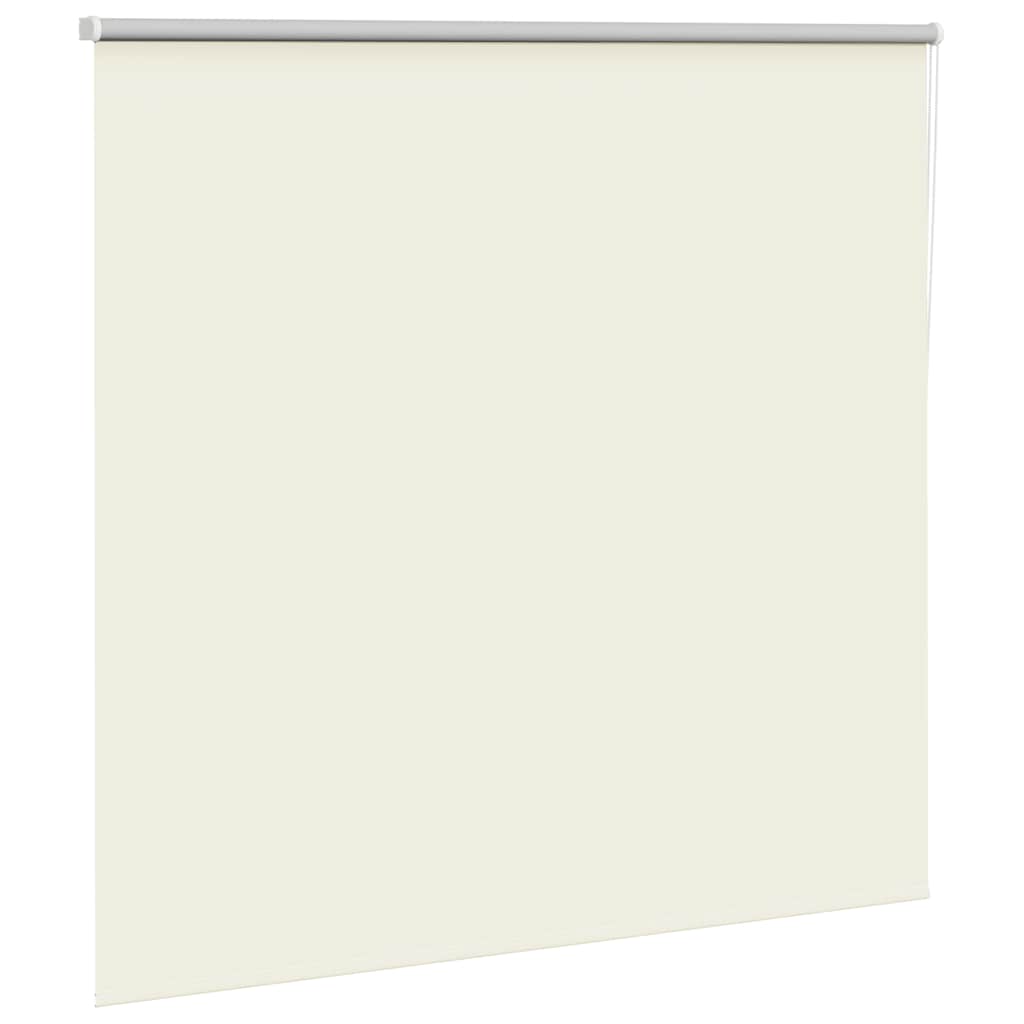 Roller Blind Blackout Off White 160x150 cm Fabric Width 156.6 cm Polyester