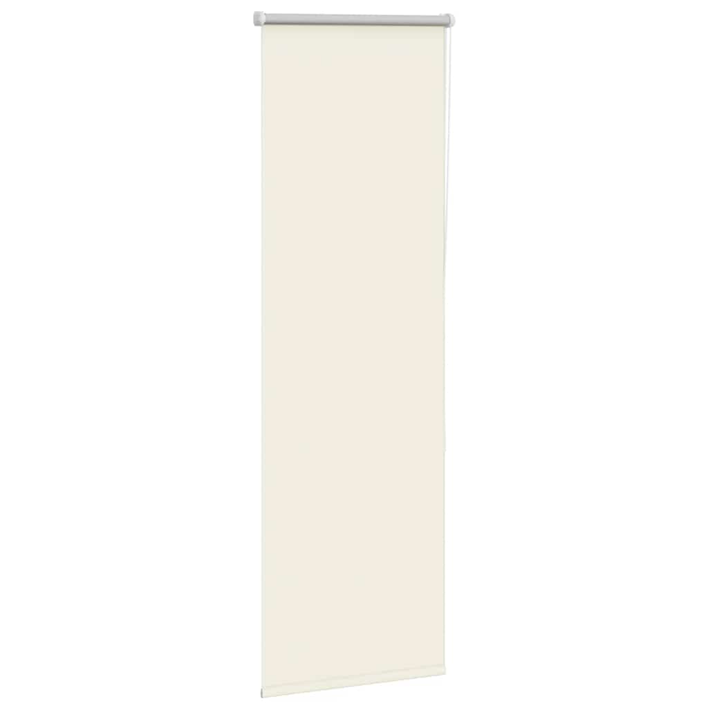 Roller Blind Blackout Off White 40x175 cm Fabric Width 35.7 cm Polyester