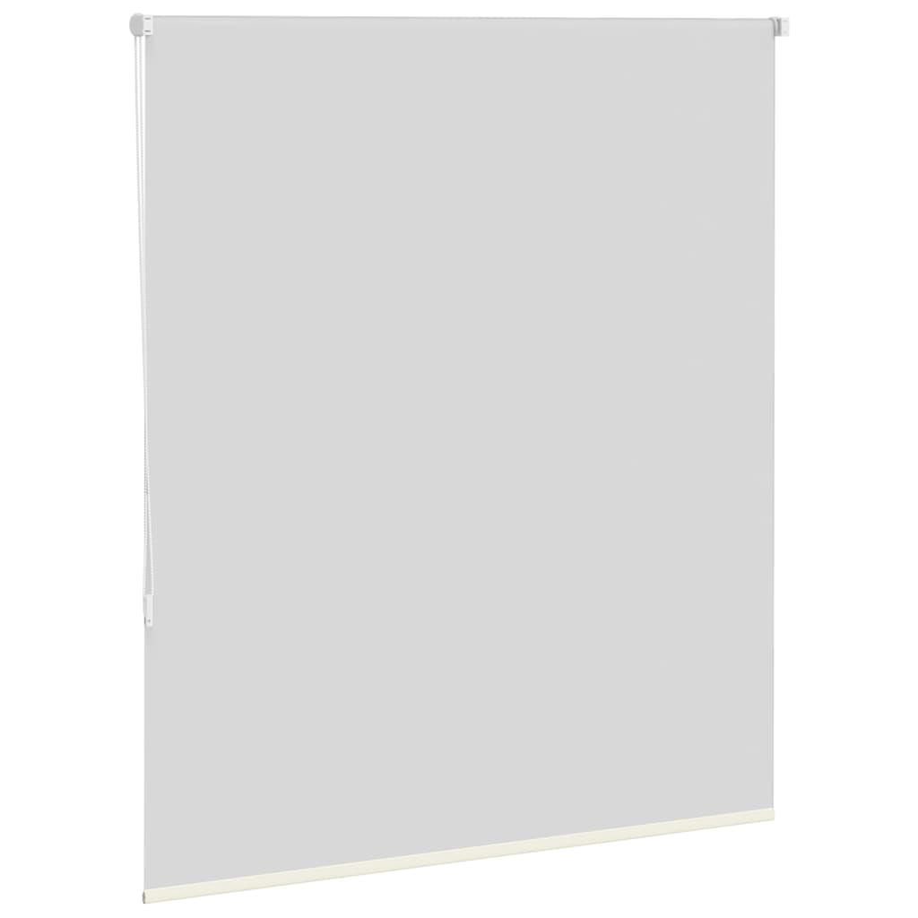Roller Blind Blackout Off White 125x175 cm Fabric Width 121.6 cm Polyester