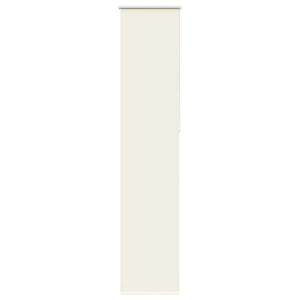 Roller Blind Blackout Off White 55x210 cm Fabric Width 50.7 cm Polyester
