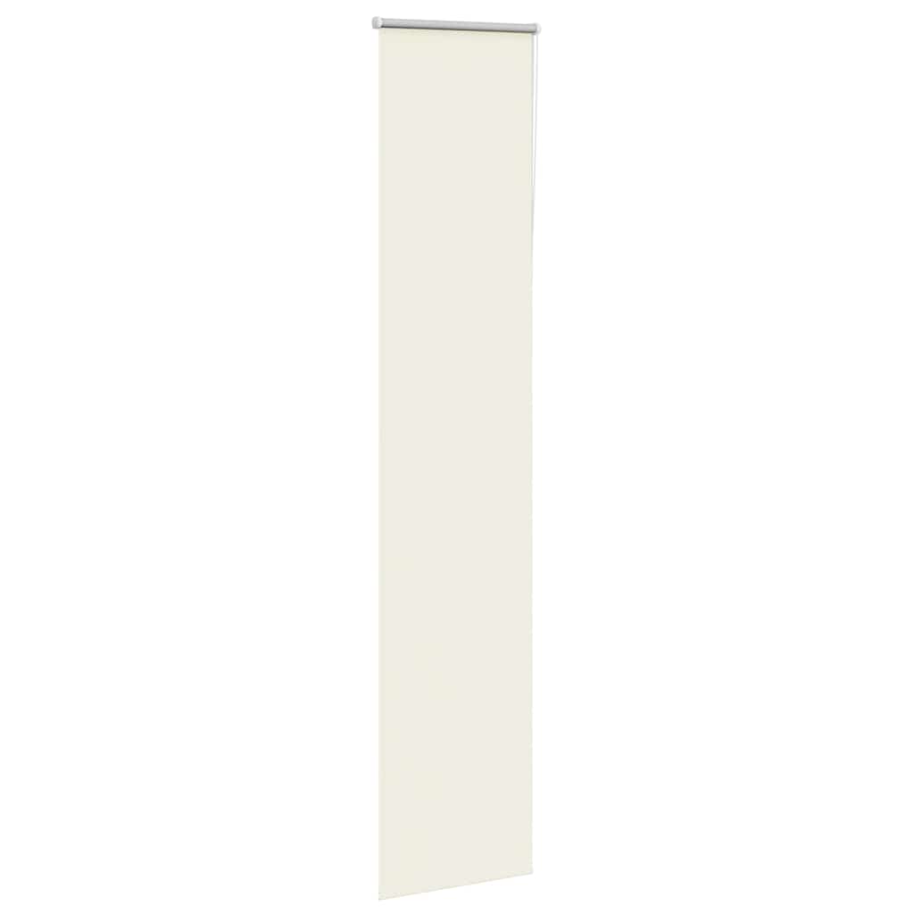 Roller Blind Blackout Off White 55x210 cm Fabric Width 50.7 cm Polyester