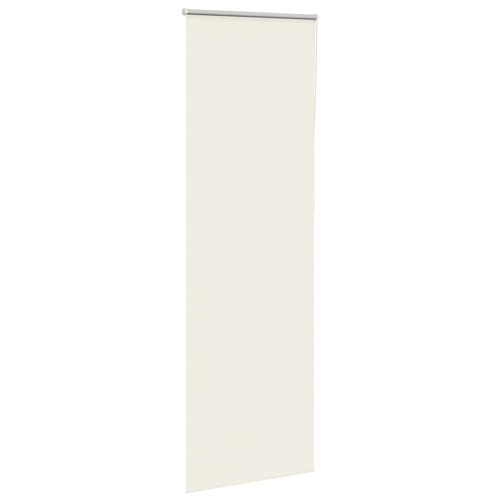 Roller Blind Blackout Off White 85x210 cm Fabric Width 80.7 cm Polyester