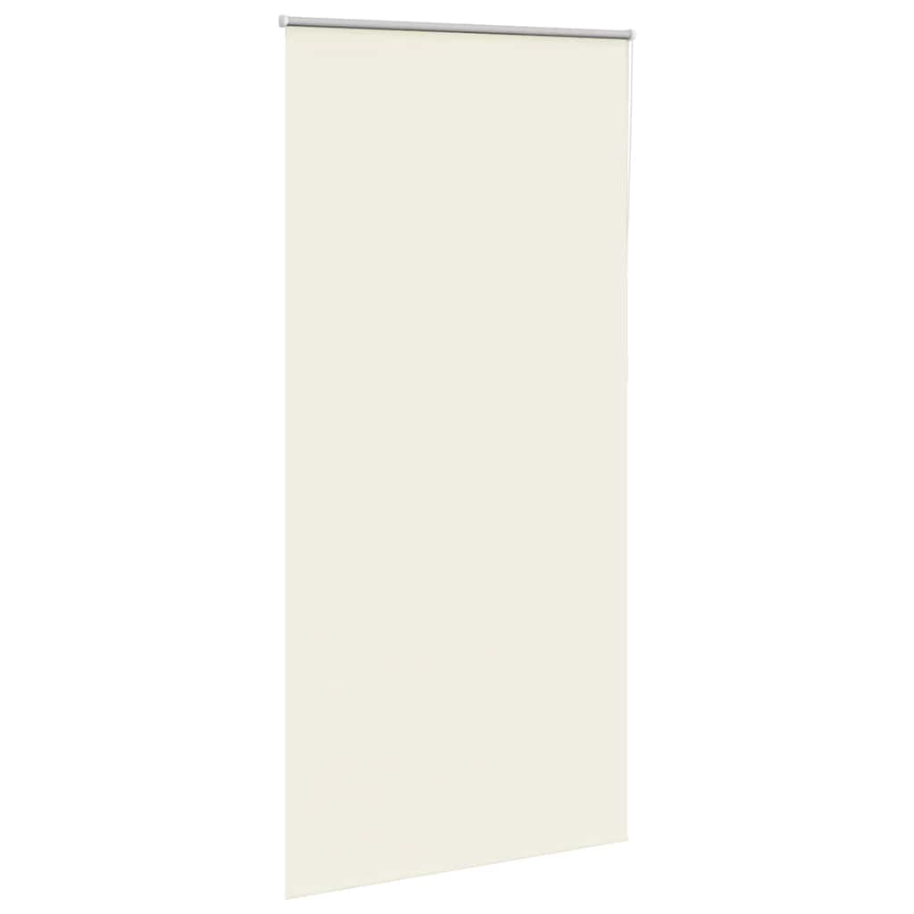 Roller Blind Blackout Off White 105x210 cm Fabric Width 100.7 cm Polyester