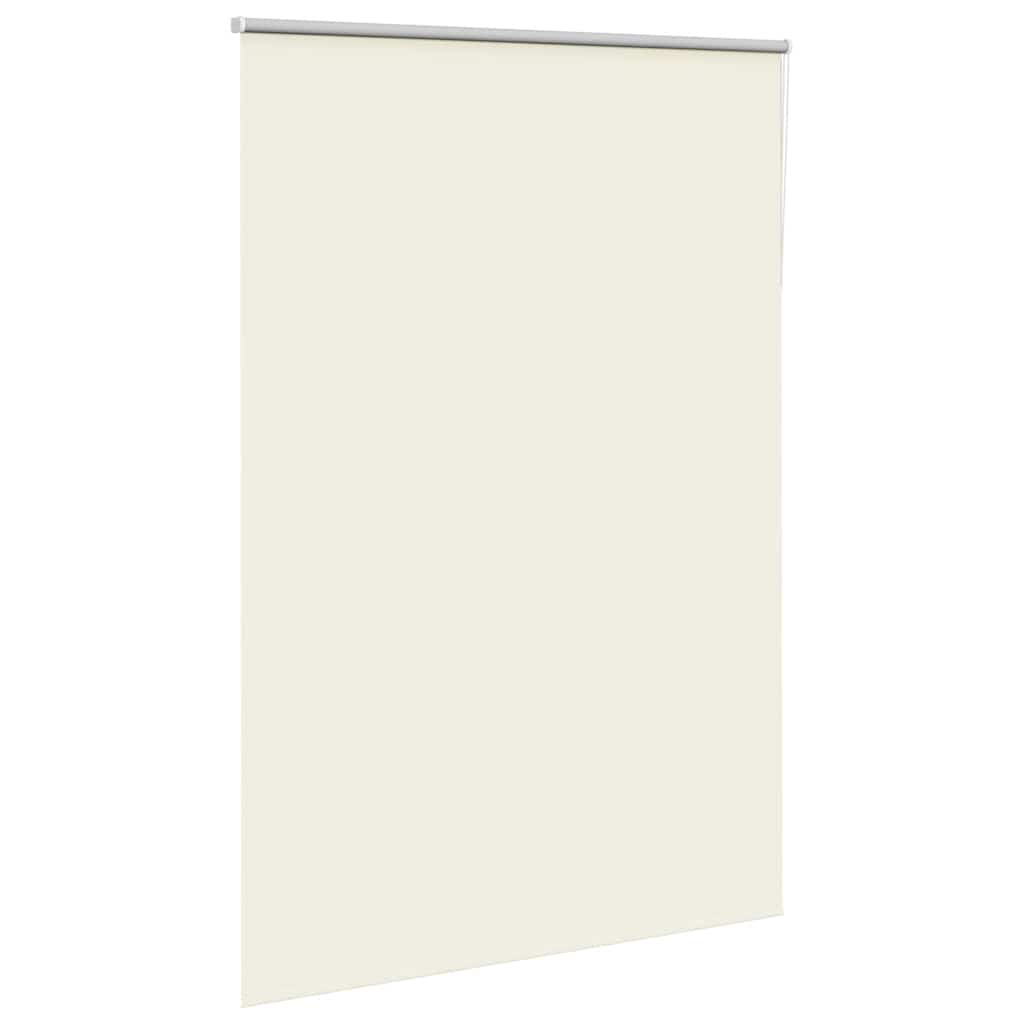 Roller Blind Blackout Off White 150x210 cm Fabric Width 146.6 cm Polyester