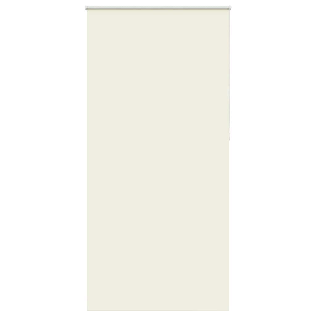 Roller Blind Blackout Off White 100x230 cm Fabric Width 95.7 cm Polyester