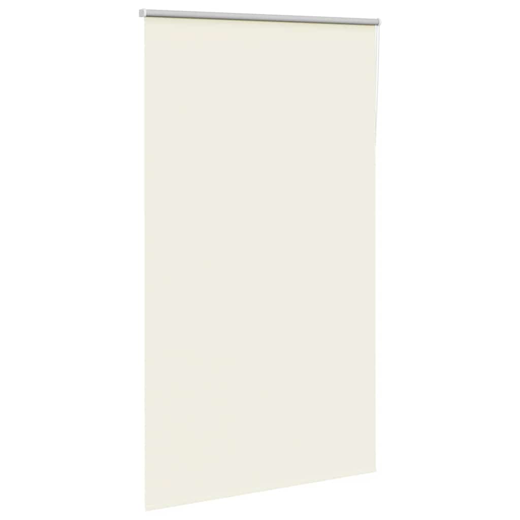 Roller Blind Blackout Off White 120x230 cm Fabric Width 116.6 cm Polyester