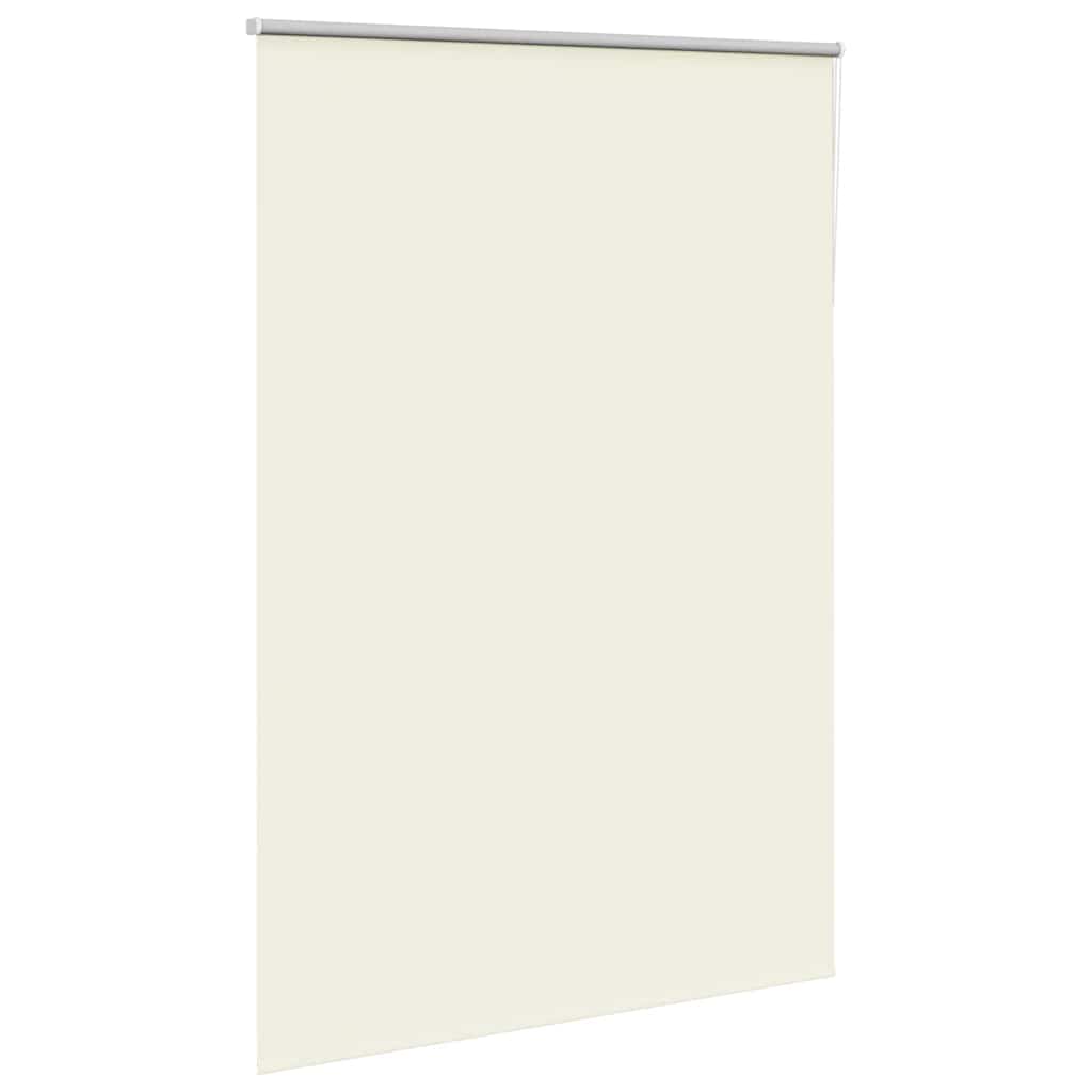Roller Blind Blackout Off White 150x230 cm Fabric Width 146.6 cm Polyester