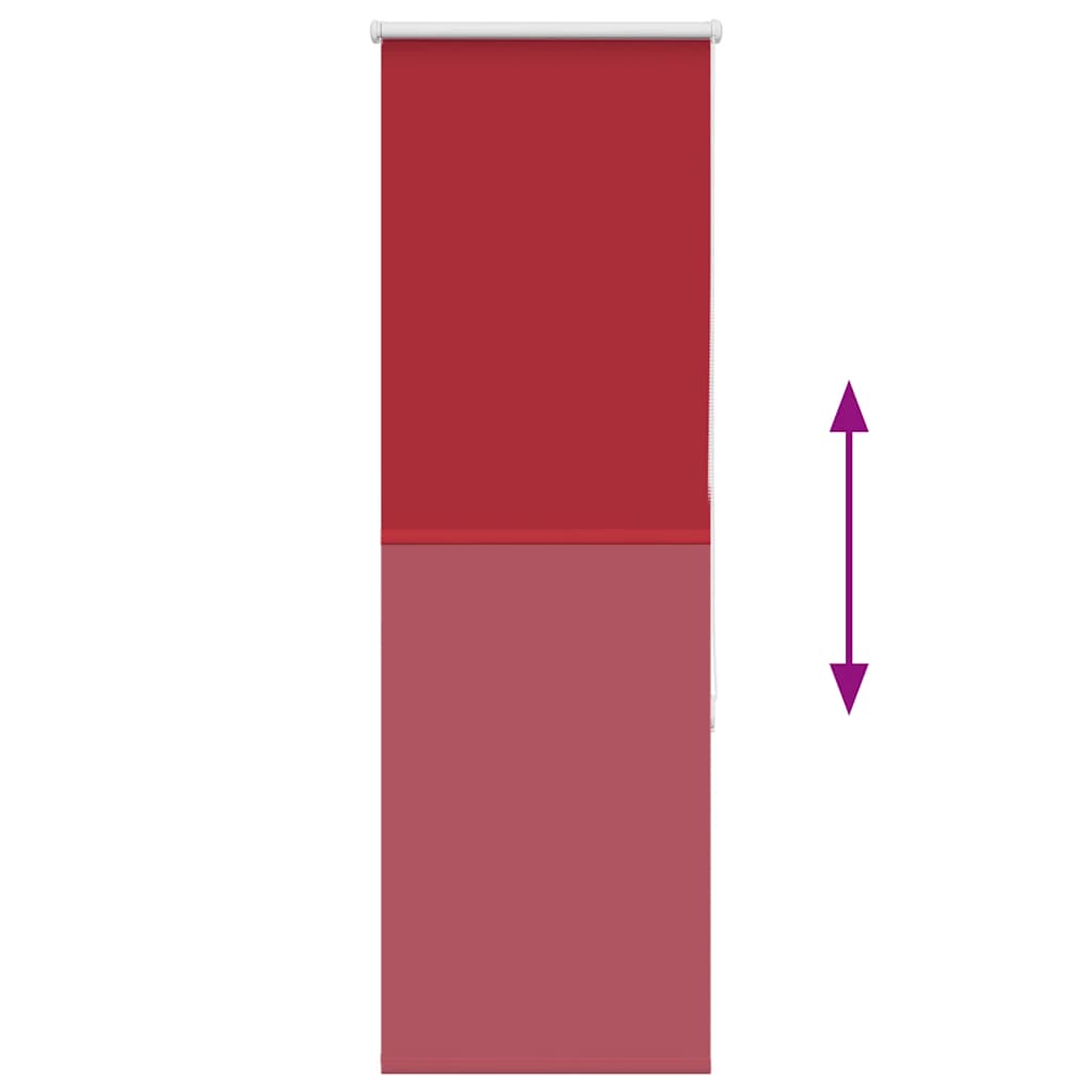 Roller Blind Blackout Red 60x130 cm Fabric Width 55.7 cm Polyester