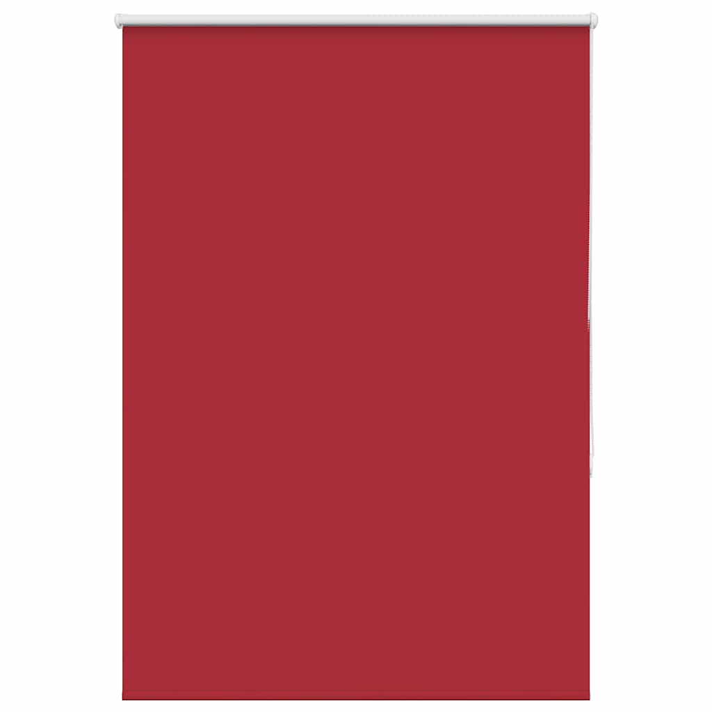 Roller Blind Blackout Red 115x130 cm Fabric Width 110.7 cm Polyester