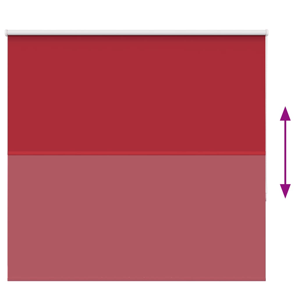 Roller Blind Blackout Red 165x130 cm Fabric Width 161.6 cm Polyester