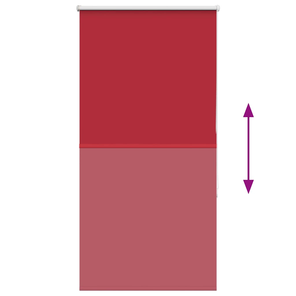 Roller Blind Blackout Red 65x150 cm Fabric Width 60.7 cm Polyester