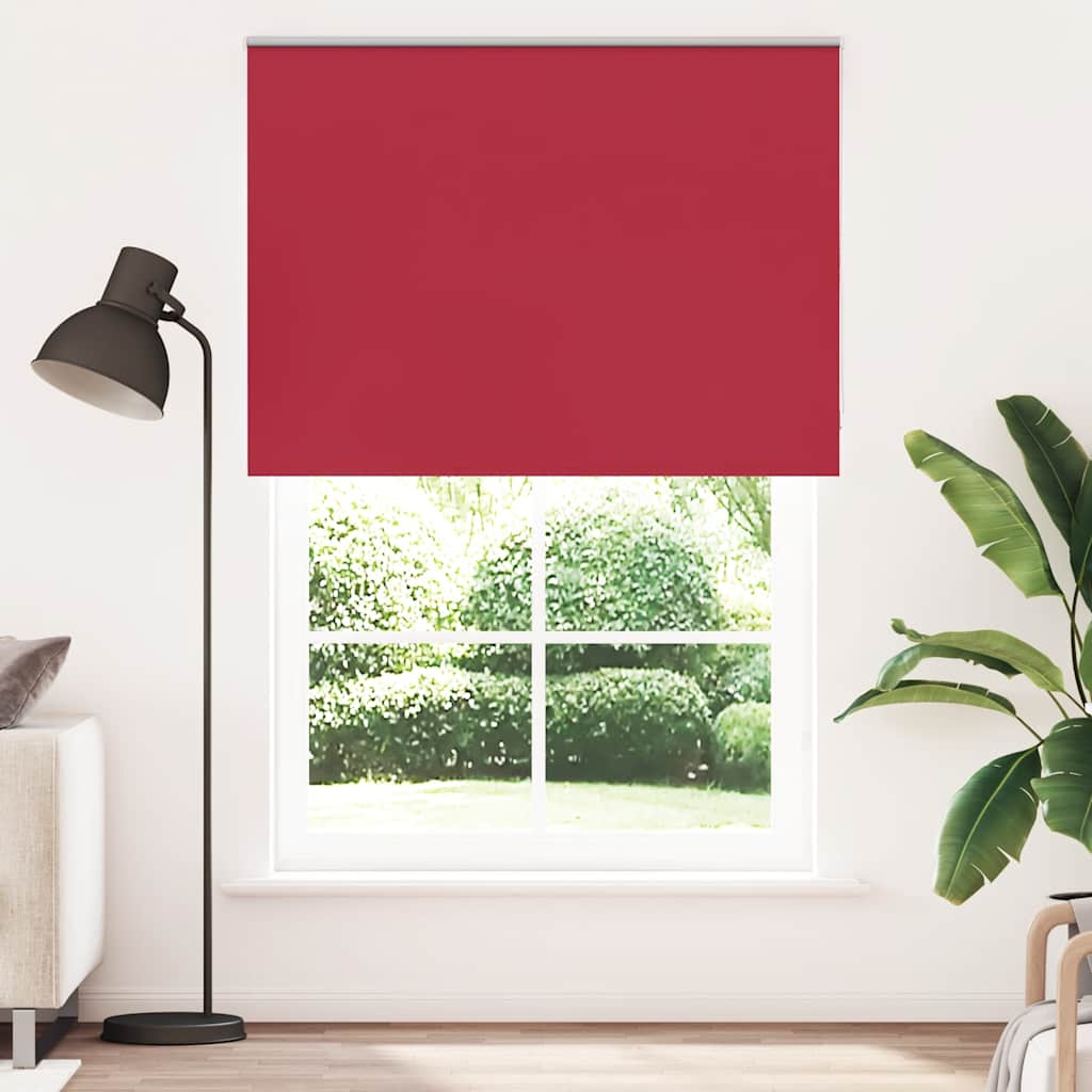 Roller Blind Blackout Red 155x210 cm Fabric Width 151.6 cm Polyester