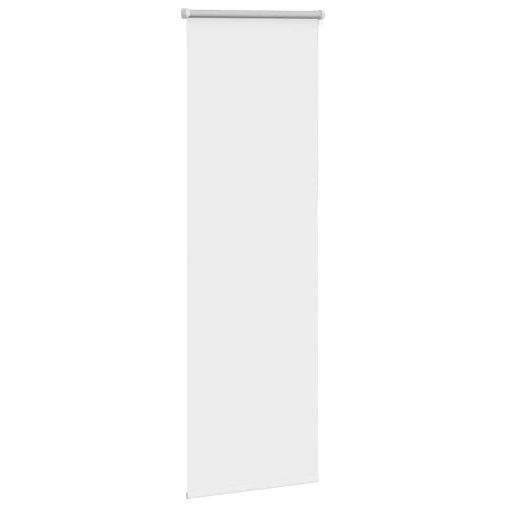 Roller Blind Blackout White 40x130 cm Fabric Width 35.7 cm Polyester