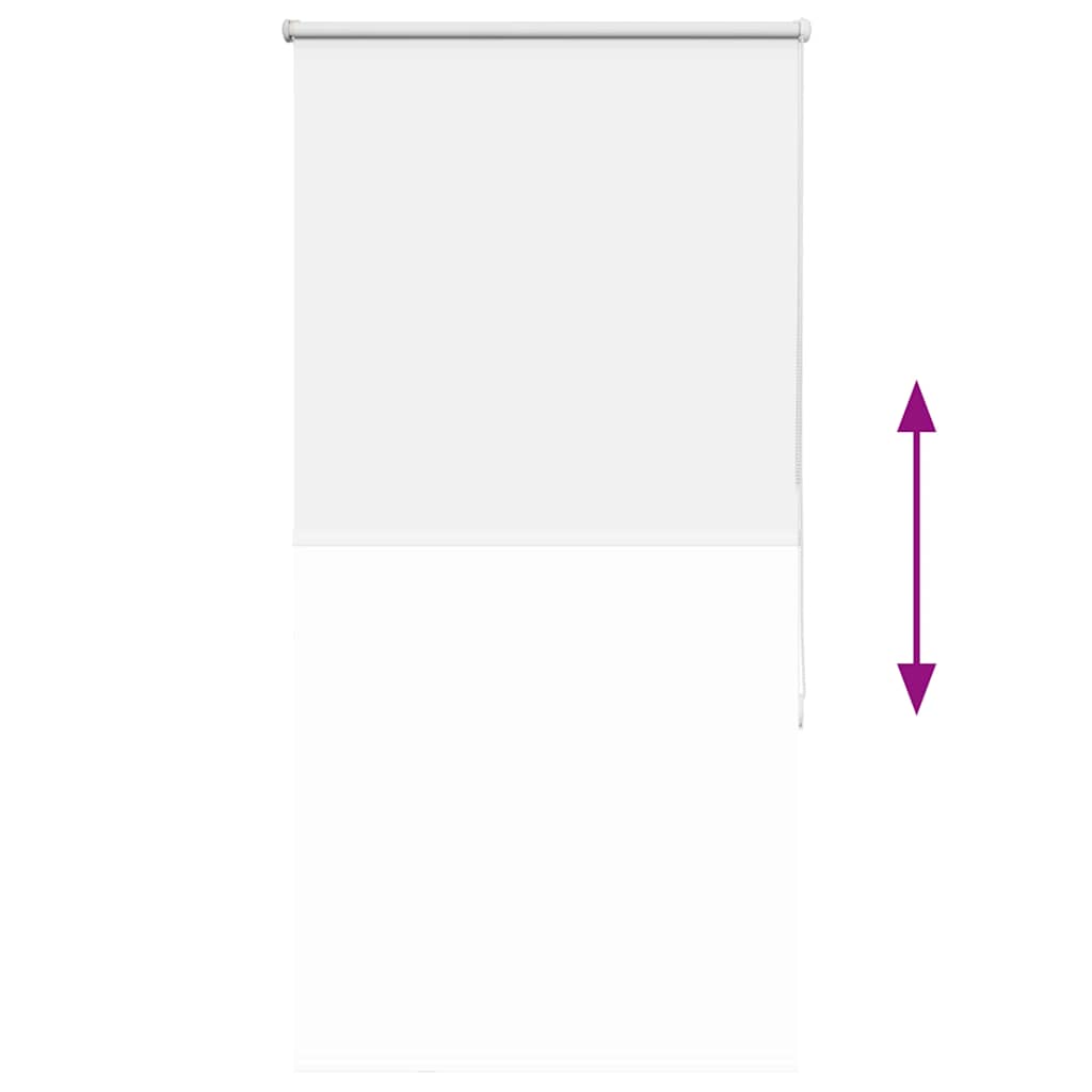 Roller Blind Blackout White 65x150 cm Fabric Width 60.7 cm Polyester