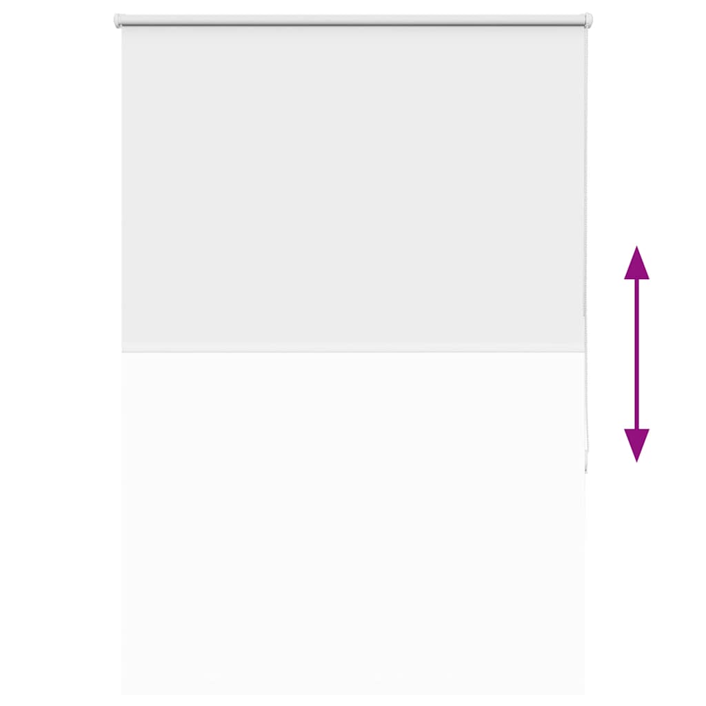 Roller Blind Blackout White 110x150 cm Fabric Width 105.7 cm Polyester