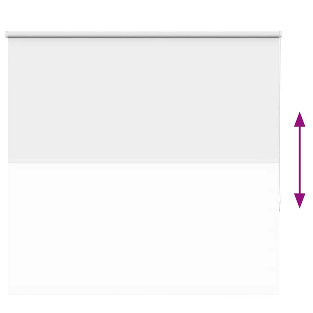 Roller Blind Blackout White 150x150 cm Fabric Width 146.6 cm Polyester