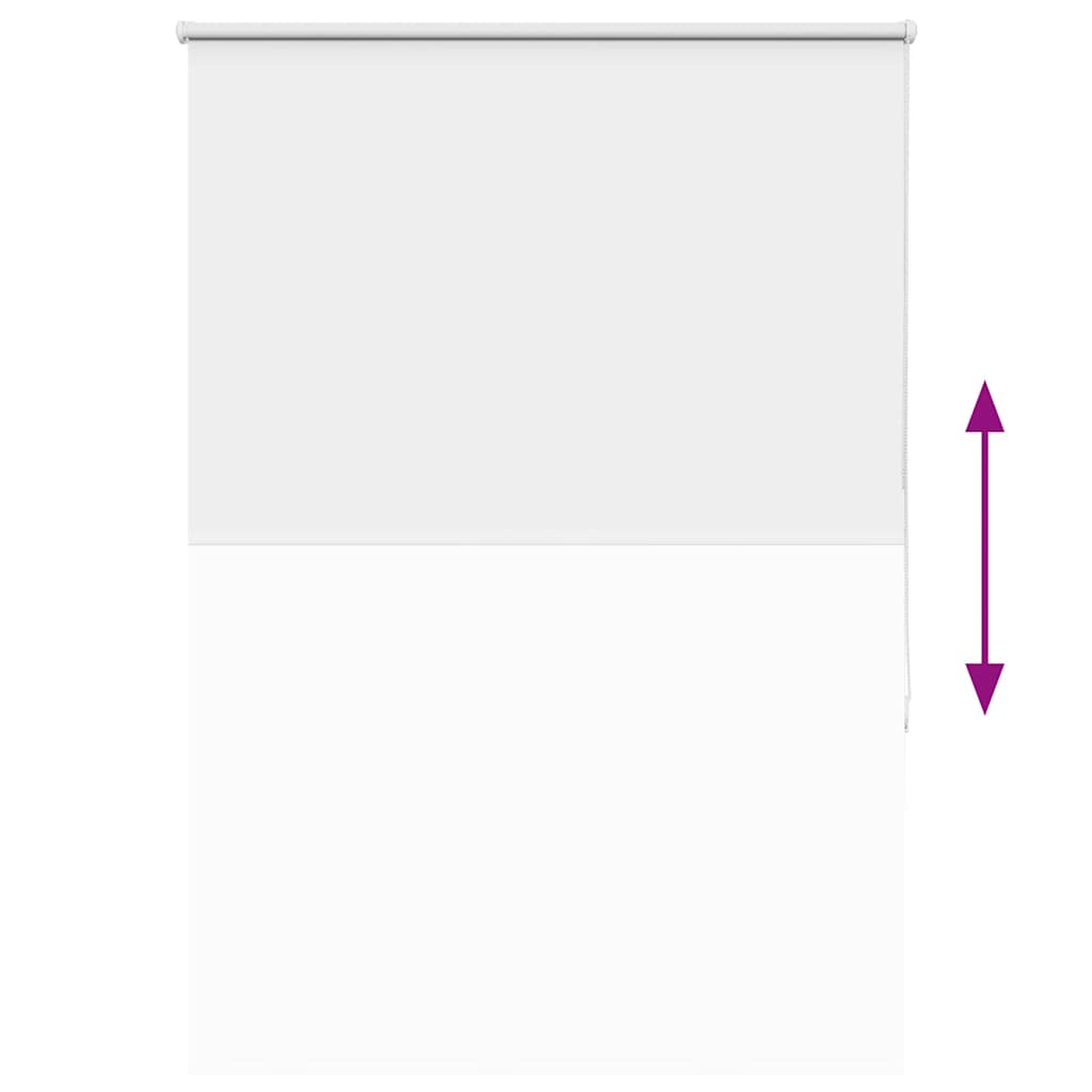 Roller Blind Blackout White 95x175 cm Fabric Width 90.7 cm Polyester