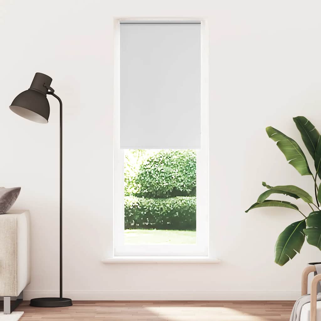Roller Blind Blackout White 65x210 cm Fabric Width 60.7 cm Polyester