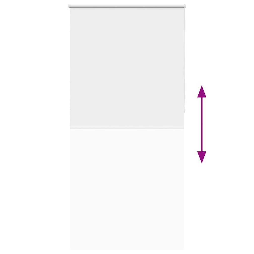 Roller Blind Blackout White 100x210 cm Fabric Width 95.7 cm Polyester