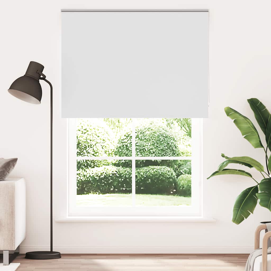 Roller Blind Blackout White 145x210 cm Fabric Width 141.6 cm Polyester