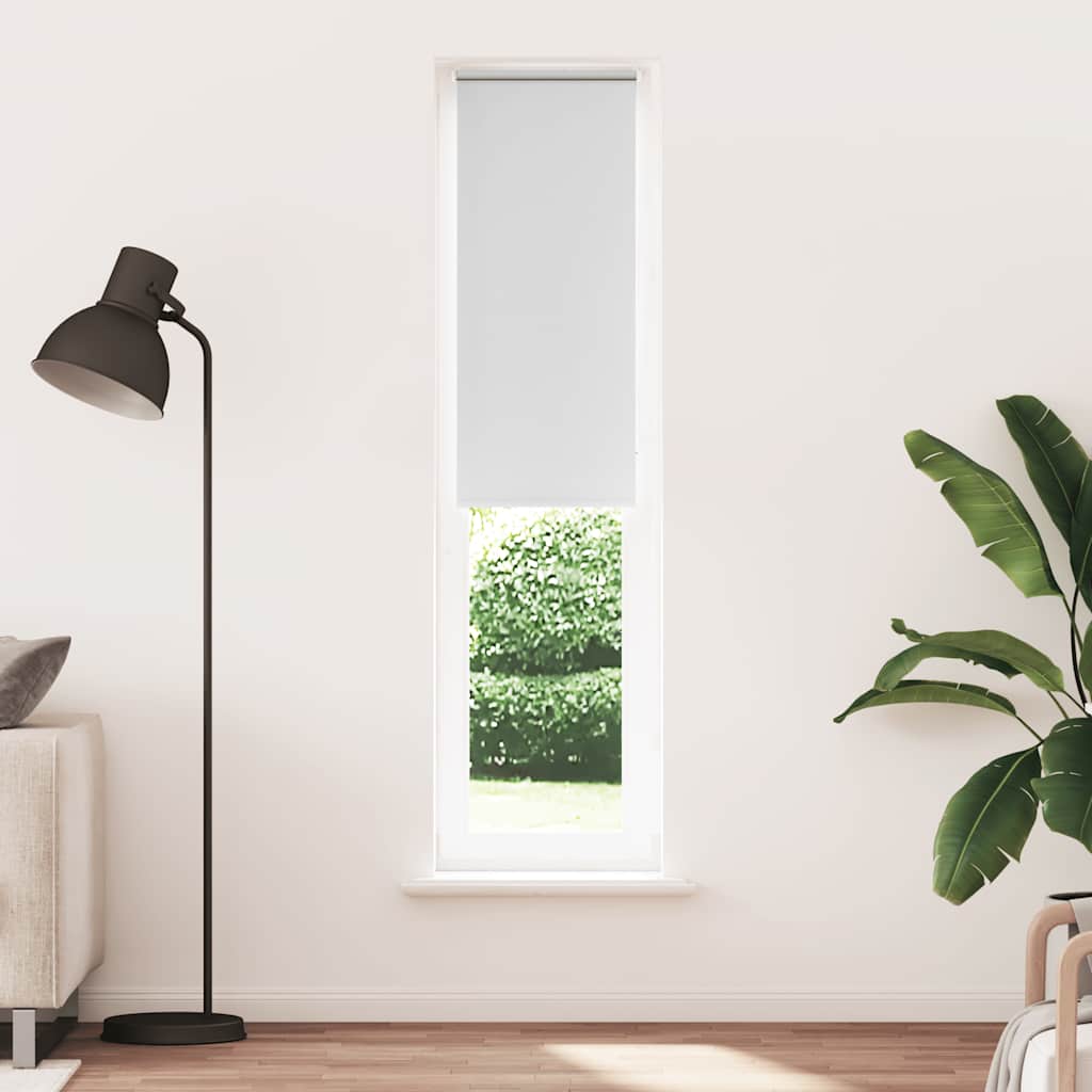 Roller Blind Blackout White 40x230 cm Fabric Width 35.7 cm Polyester