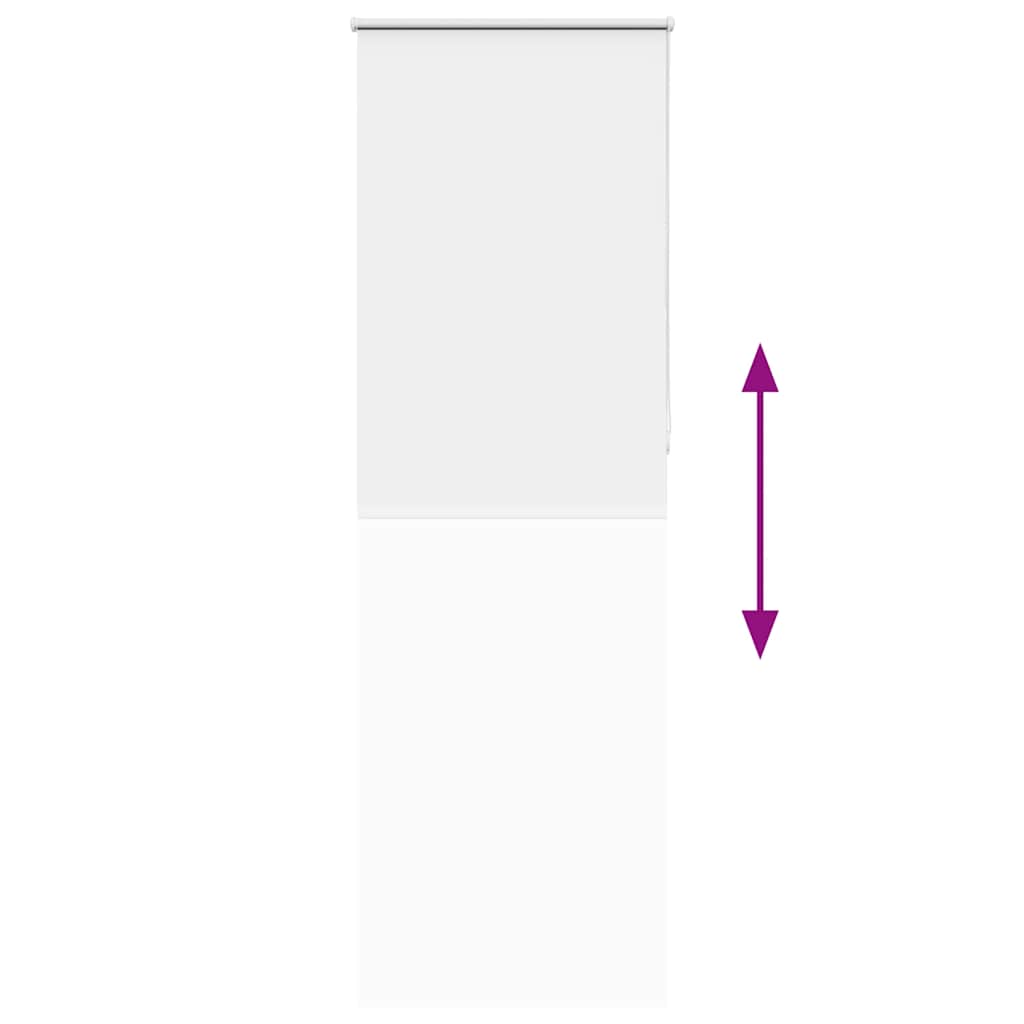 Roller Blind Blackout White 85x230 cm Fabric Width 80.7 cm Polyester