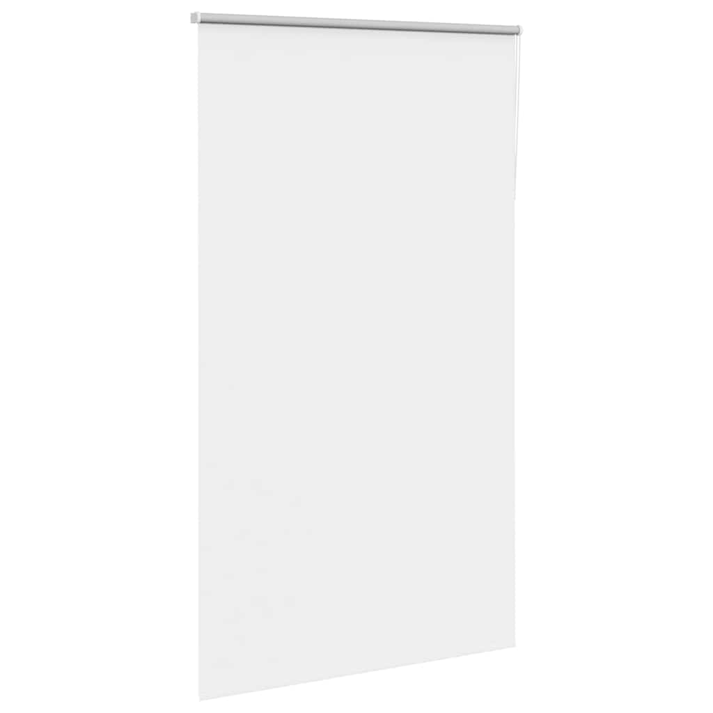Roller Blind Blackout White 120x230 cm Fabric Width 116.6 cm Polyester