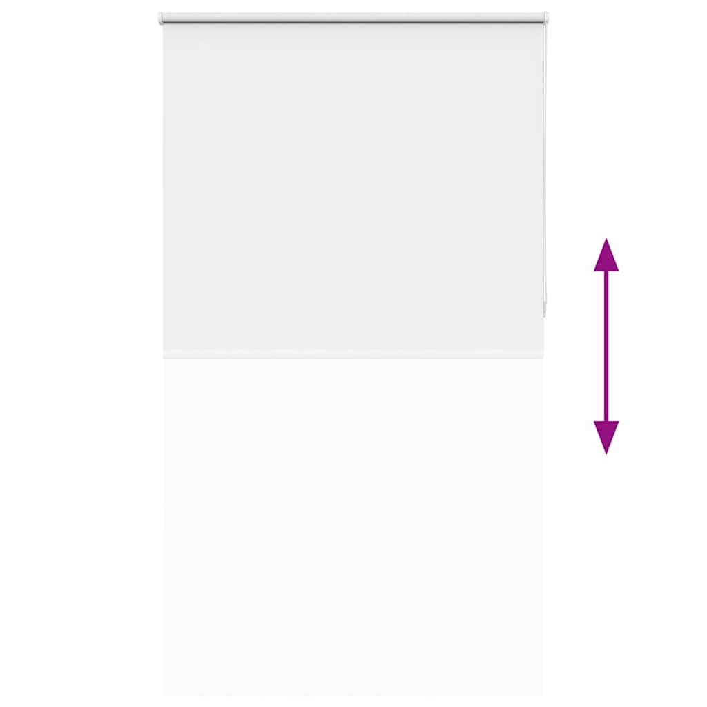 Roller Blind Blackout White 130x230 cm Fabric Width 126.6 cm Polyester