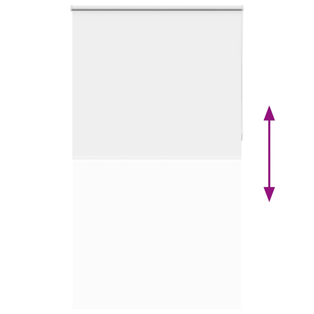 Roller Blind Blackout White 135x230 cm Fabric Width 131.6 cm Polyester