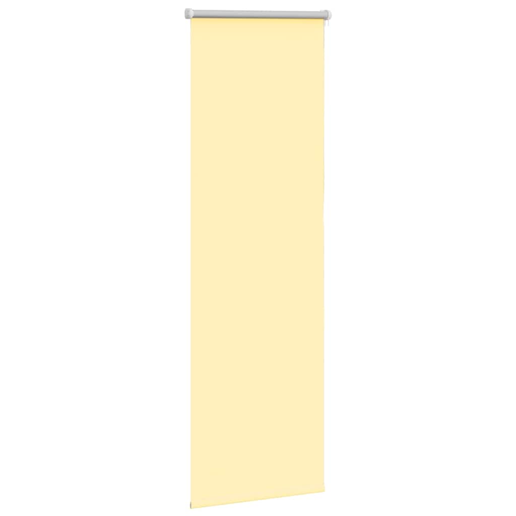 Roller Blind Blackout Yellow 60x130 cm Fabric Width 55.7 cm Polyester