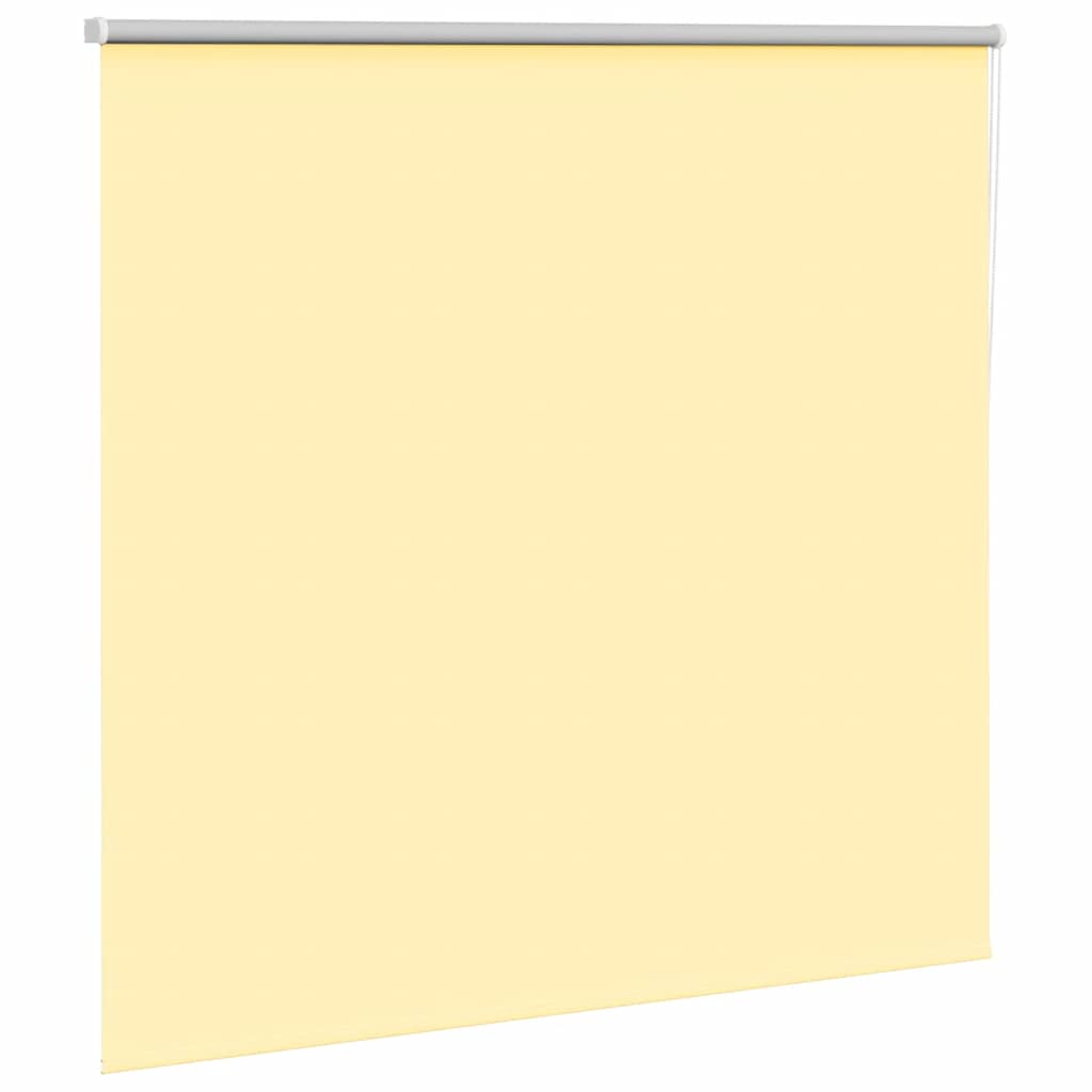 Roller Blind Blackout Yellow 155x130 cm Fabric Width 151.6 cm Polyester