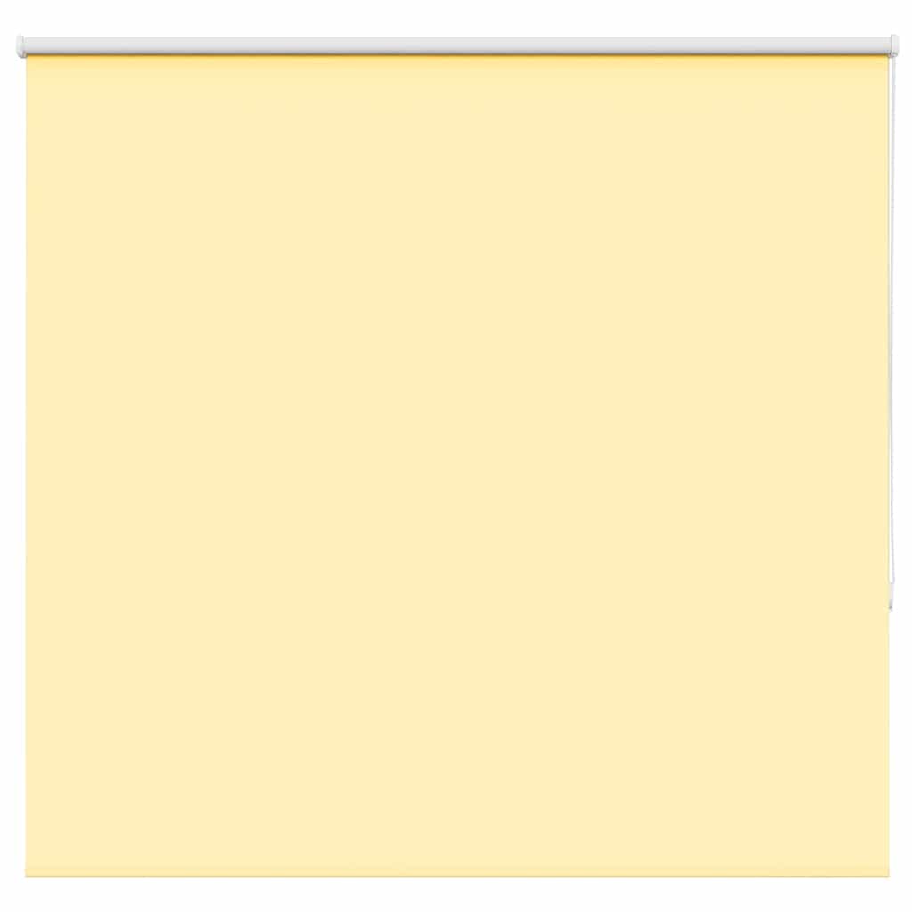 Roller Blind Blackout Yellow 165x130 cm Fabric Width 161.6 cm Polyester
