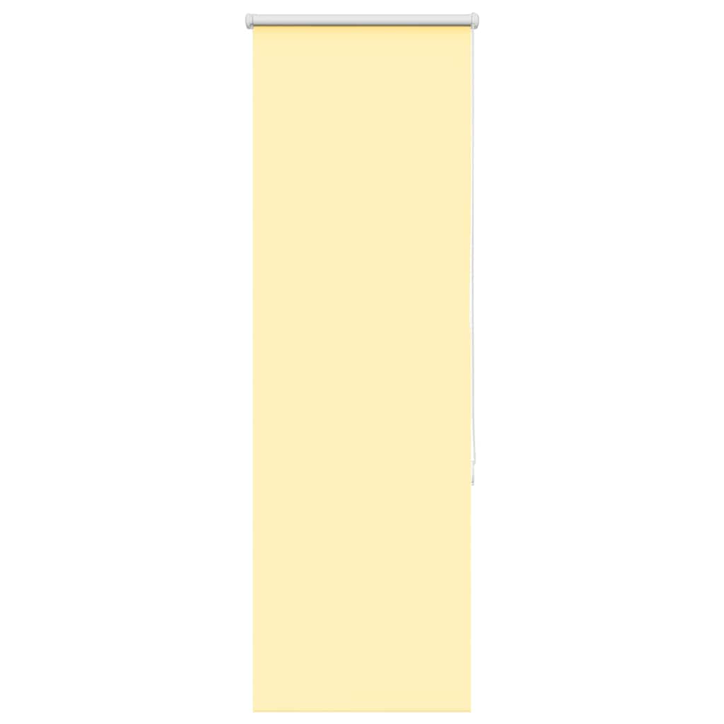Roller Blind Blackout Yellow 40x150 cm Fabric Width 35.7 cm Polyester