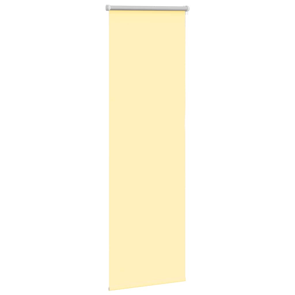 Roller Blind Blackout Yellow 50x150 cm Fabric Width 45.7 cm Polyester