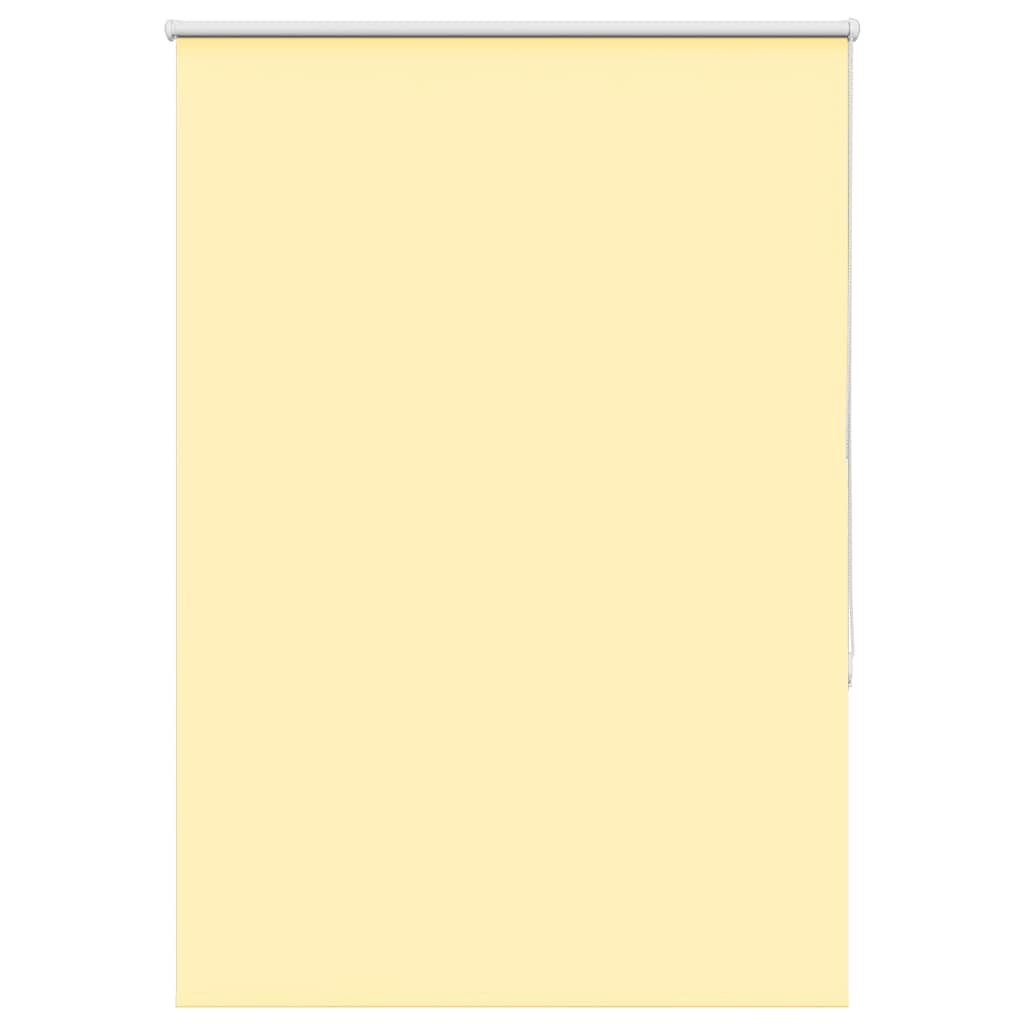 Roller Blind Blackout Yellow 110x150 cm Fabric Width 105.7 cm Polyester