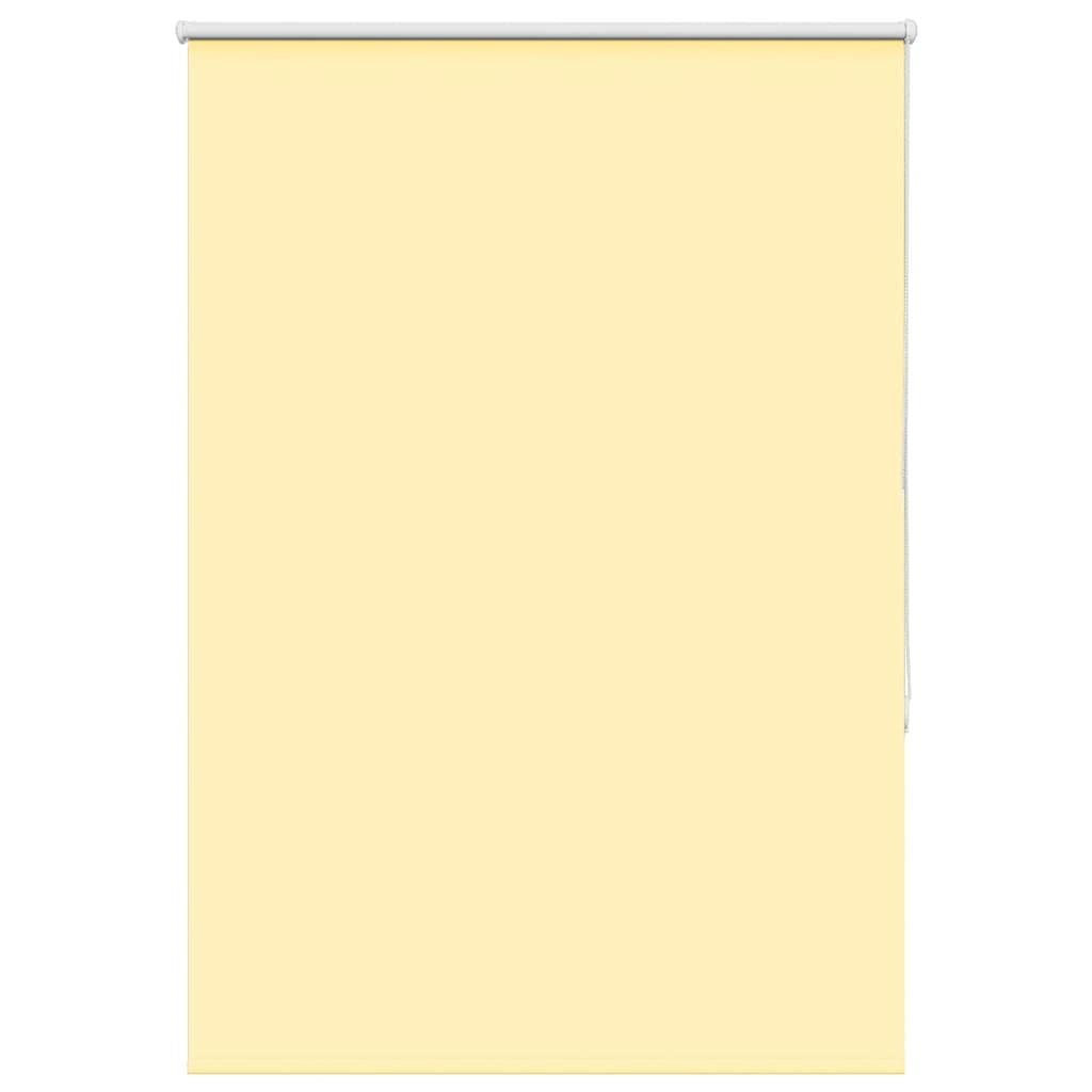 Roller Blind Blackout Yellow 115x150 cm Fabric Width 110.7 cm Polyester