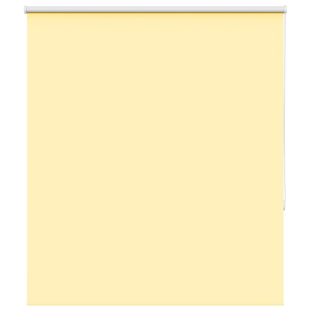 Roller Blind Blackout Yellow 140x150 cm Fabric Width 136.6 cm Polyester