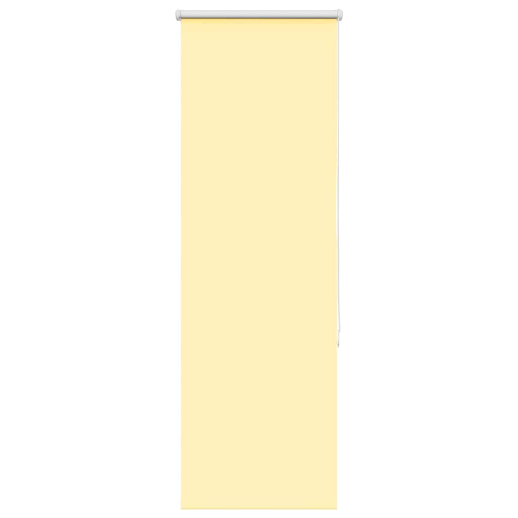 Roller Blind Blackout Yellow 40x175 cm Fabric Width 35.7 cm Polyester