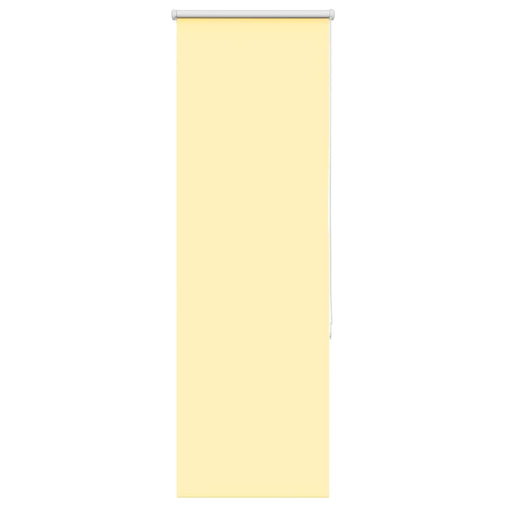 Roller Blind Blackout Yellow 45x175 cm Fabric Width 40.7 cm Polyester