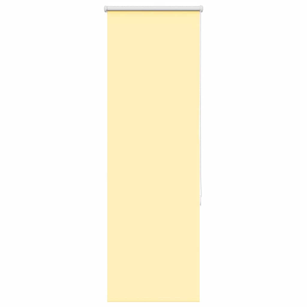 Roller Blind Blackout Yellow 50x175 cm Fabric Width 45.7 cm Polyester