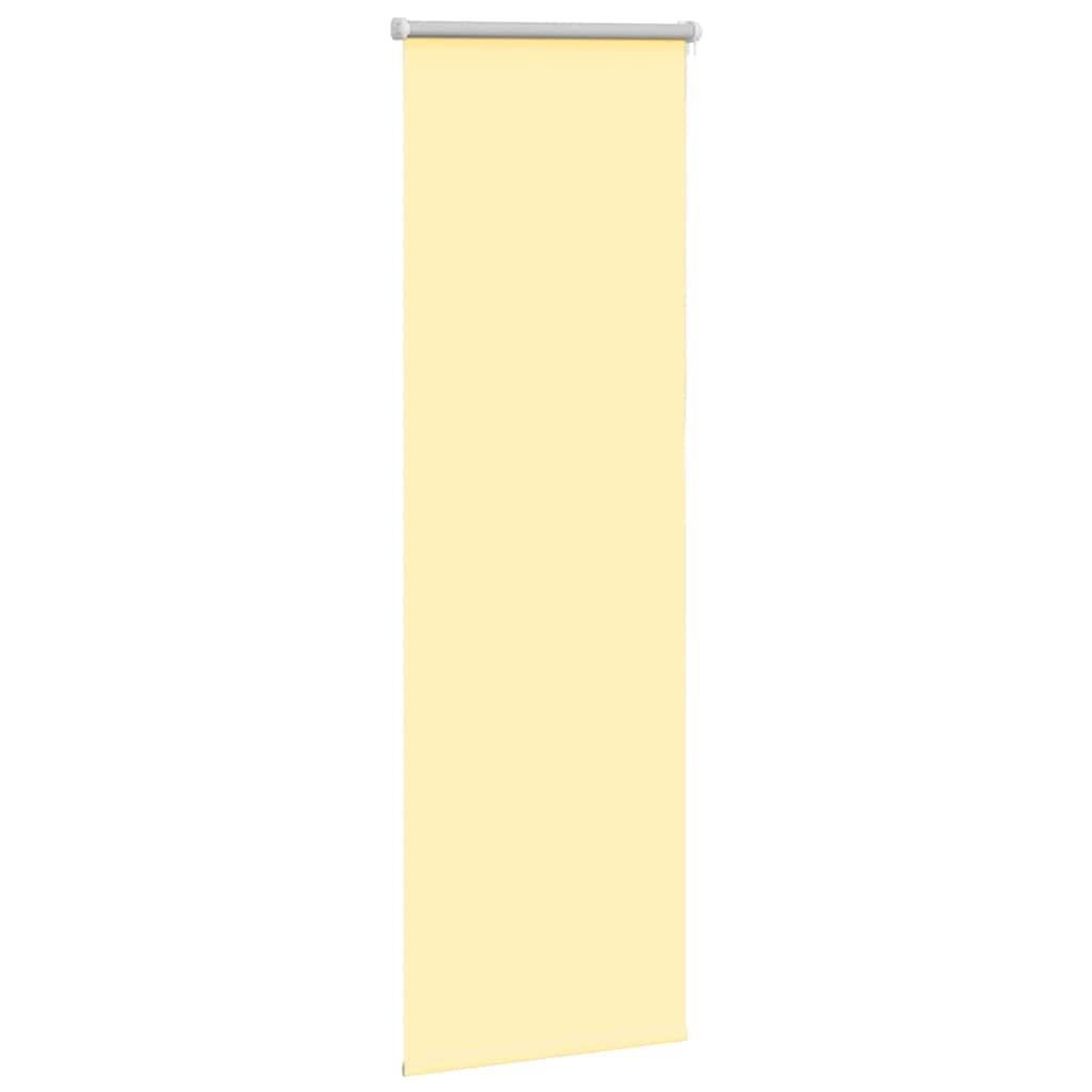 Roller Blind Blackout Yellow 50x175 cm Fabric Width 45.7 cm Polyester